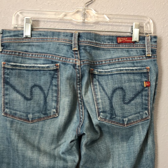 Citizens of Humanity Ingrid #002 low waist flair stretch jeans Women's 27 flare - Picture 7 of 15